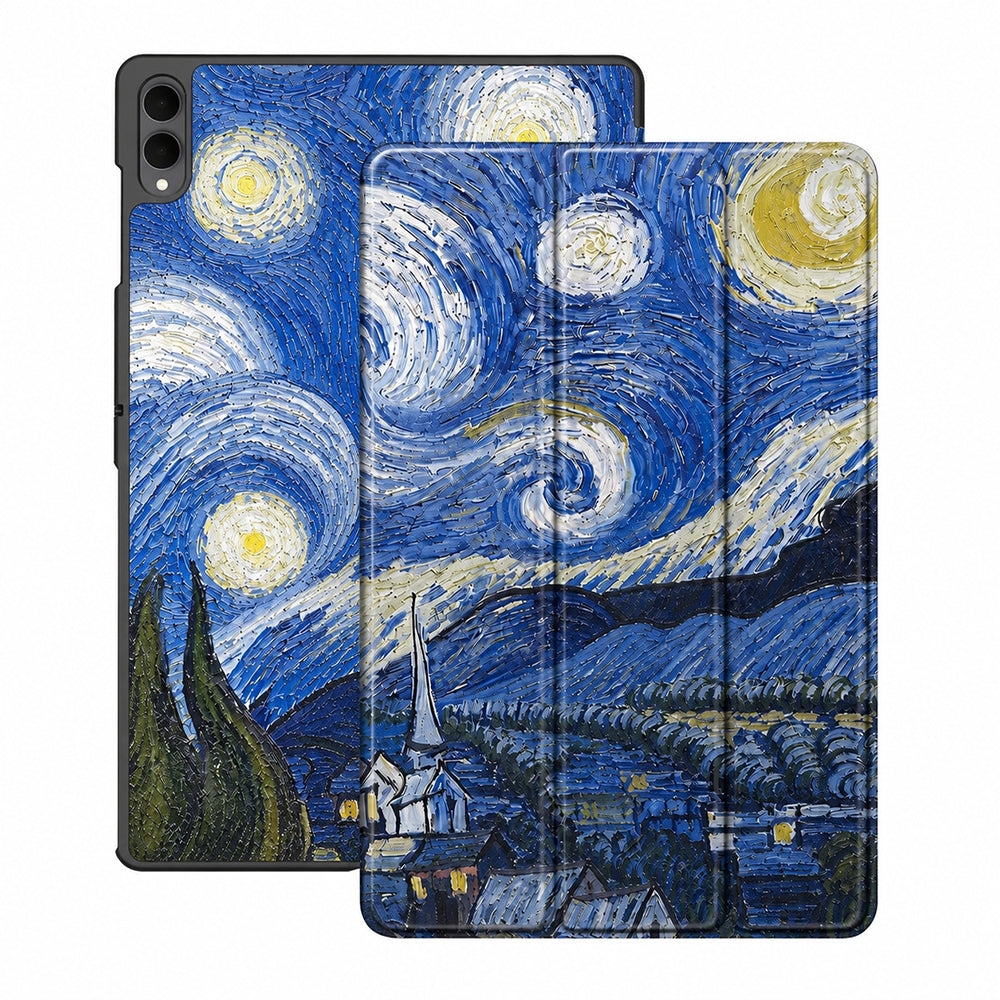 Калъф за Samsung Galaxy Tab S12 Ultra / Tab S11 Ultra, Techsuit, FoldPro Starry Night, Многоцветен