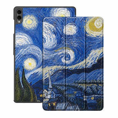 Калъф за Samsung Galaxy Tab S12 Ultra / Tab S11 Ultra, Techsuit, FoldPro Starry Night, Многоцветен
