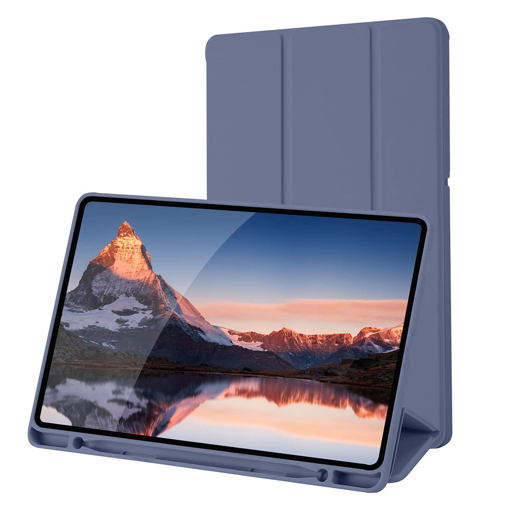 Калъф за Samsung Galaxy Tab S6 Lite (2024) / Tab S6 Lite (2022) / Tab S6 Lite (2020), Techsuit, Flex Trifold, Лилав