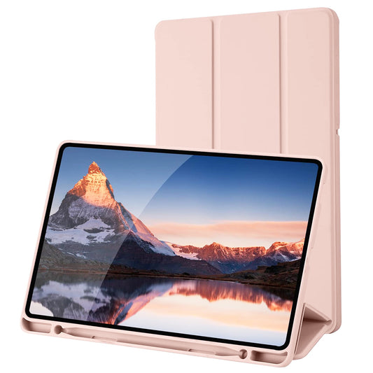 Калъф за Samsung Galaxy Tab S6 Lite (2024) / Tab S6 Lite (2022) / Tab S6 Lite (2020), Techsuit, Flex Trifold, Розов