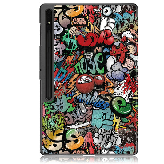 Калъф за Samsung Galaxy Tab S8 Ultra, Techsuit, FoldPro Urban Vibe, Многоцветен