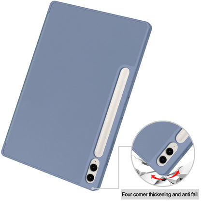 Калъф за Samsung Galaxy Tab S9 FE+, Techsuit, Flex Trifold, лилав