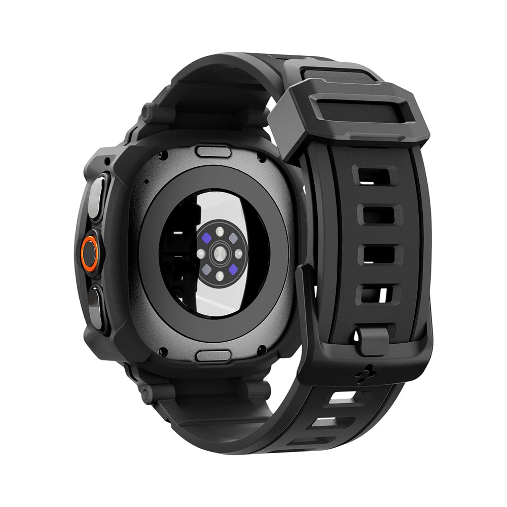 Калъф за Samsung Galaxy Watch Ultra2, Spigen, Rugged Armor Pro, Матиран Черен ACS11612