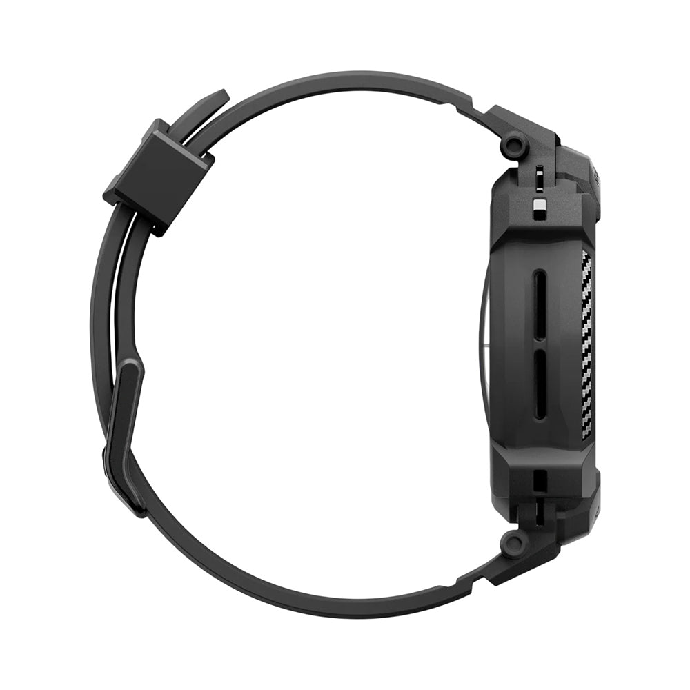 Калъф за Samsung Galaxy Watch Ultra2, Spigen, Rugged Armor Pro, Матиран Черен ACS11612