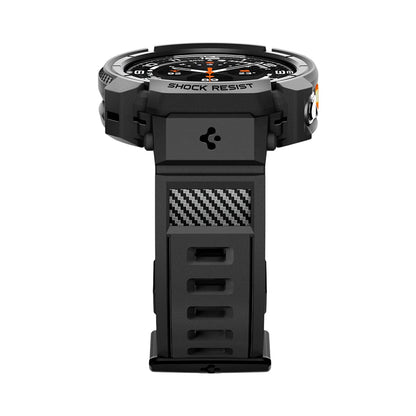 Калъф за Samsung Galaxy Watch Ultra2, Spigen, Rugged Armor Pro, Матиран Черен ACS11612