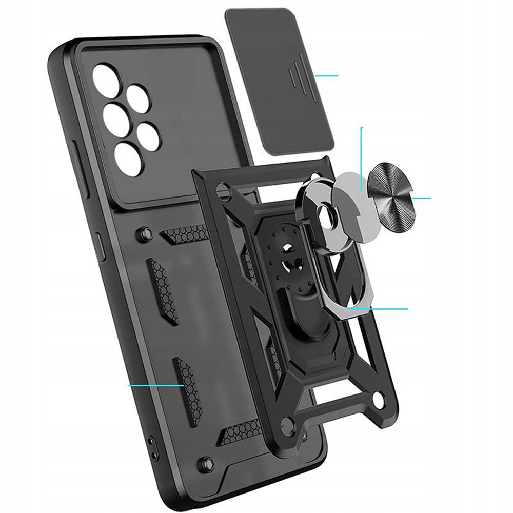 Калъф за Samsung Galaxy Xcover7 G556, Techsuit, CamShield, Син