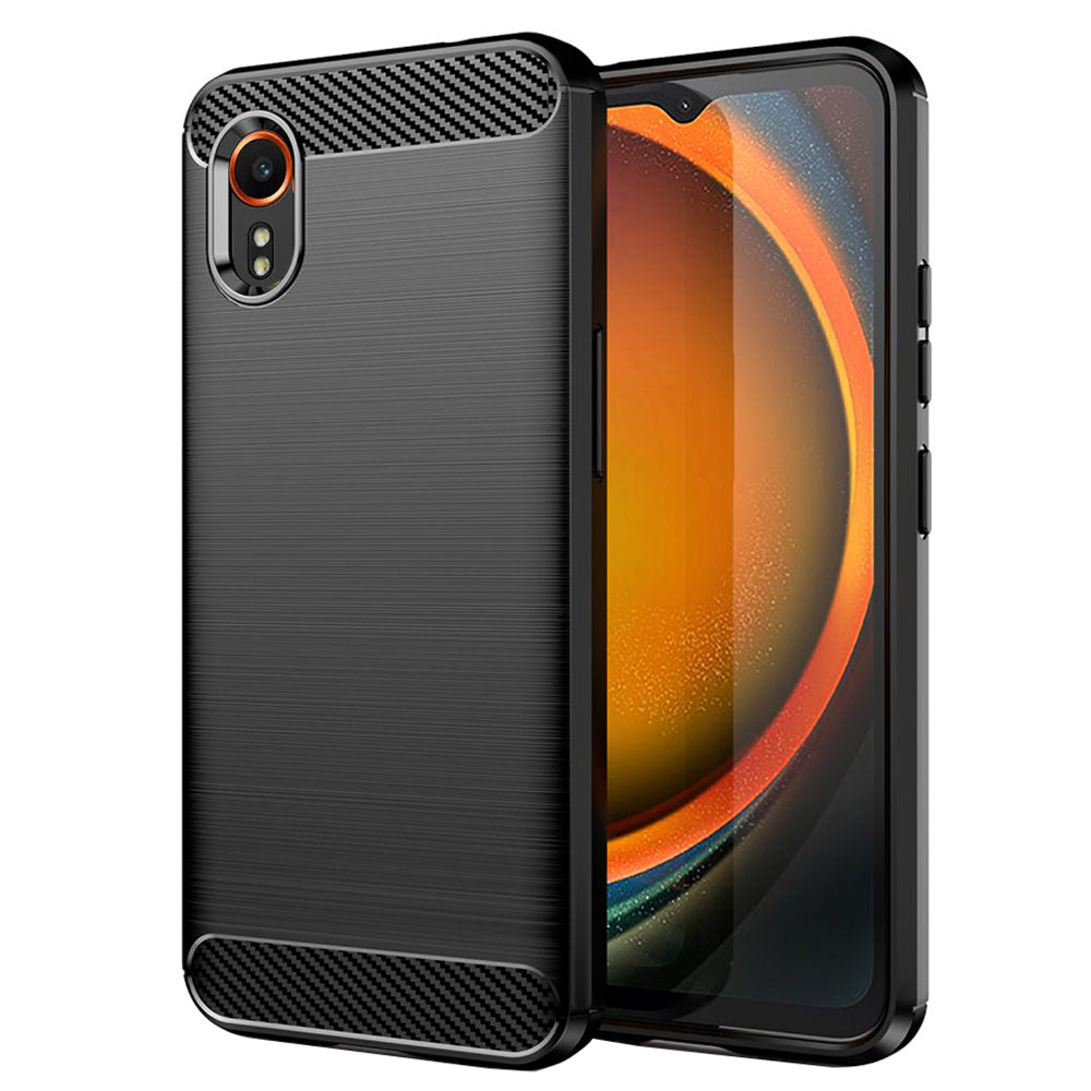 Калъф за Samsung Galaxy Xcover7 G556, Techsuit, Карбон, Черен