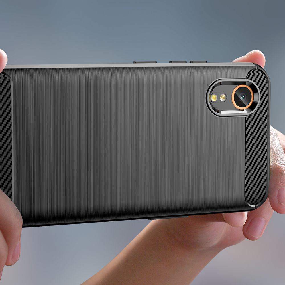 Калъф за Samsung Galaxy Xcover7 G556, Techsuit, Карбон, Черен