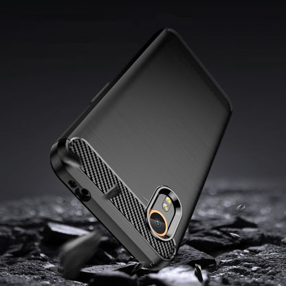 Калъф за Samsung Galaxy Xcover7 G556, Techsuit, Карбон, Черен
