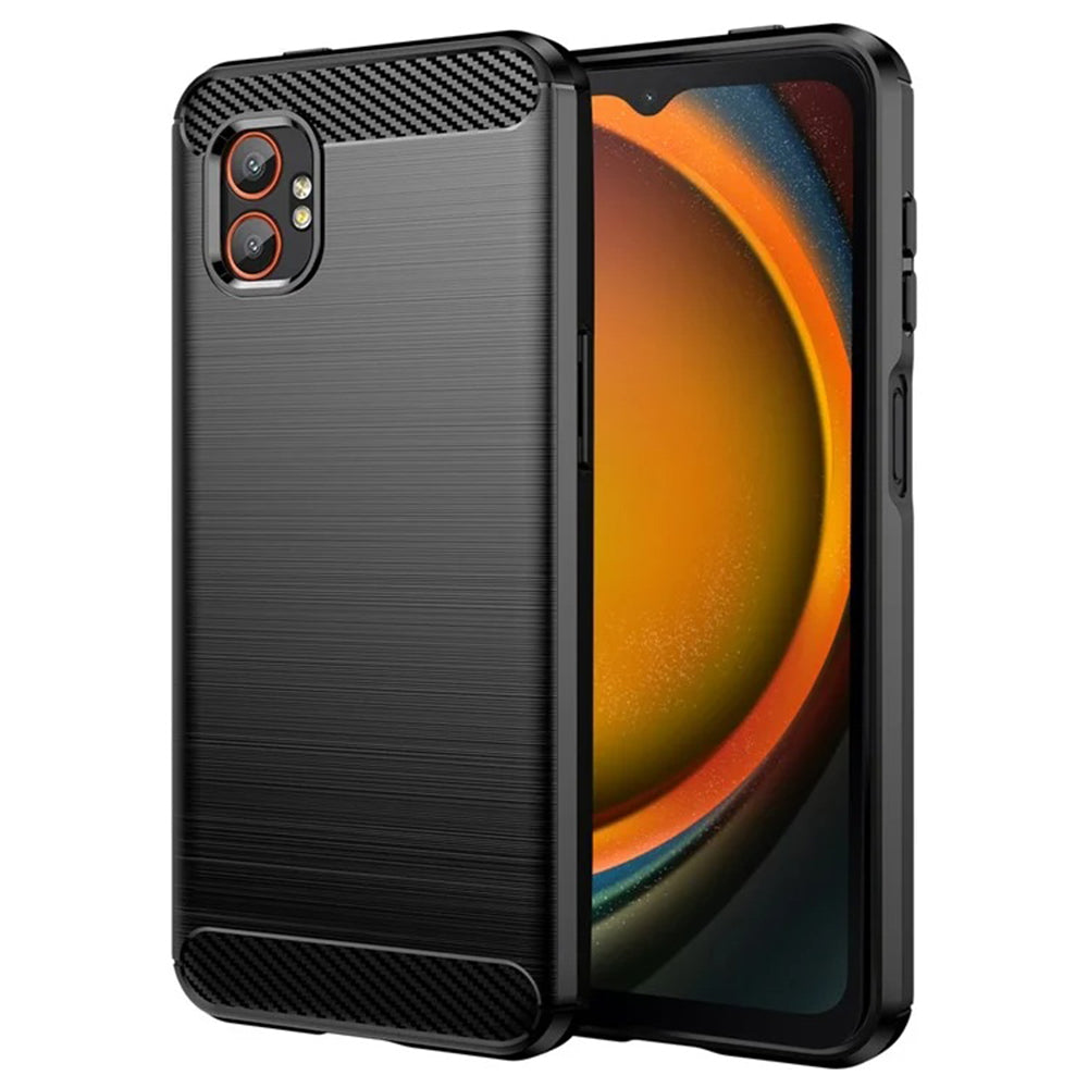 Калъф за Samsung Galaxy XCover7 Pro, Techsuit, Карбон, Черен