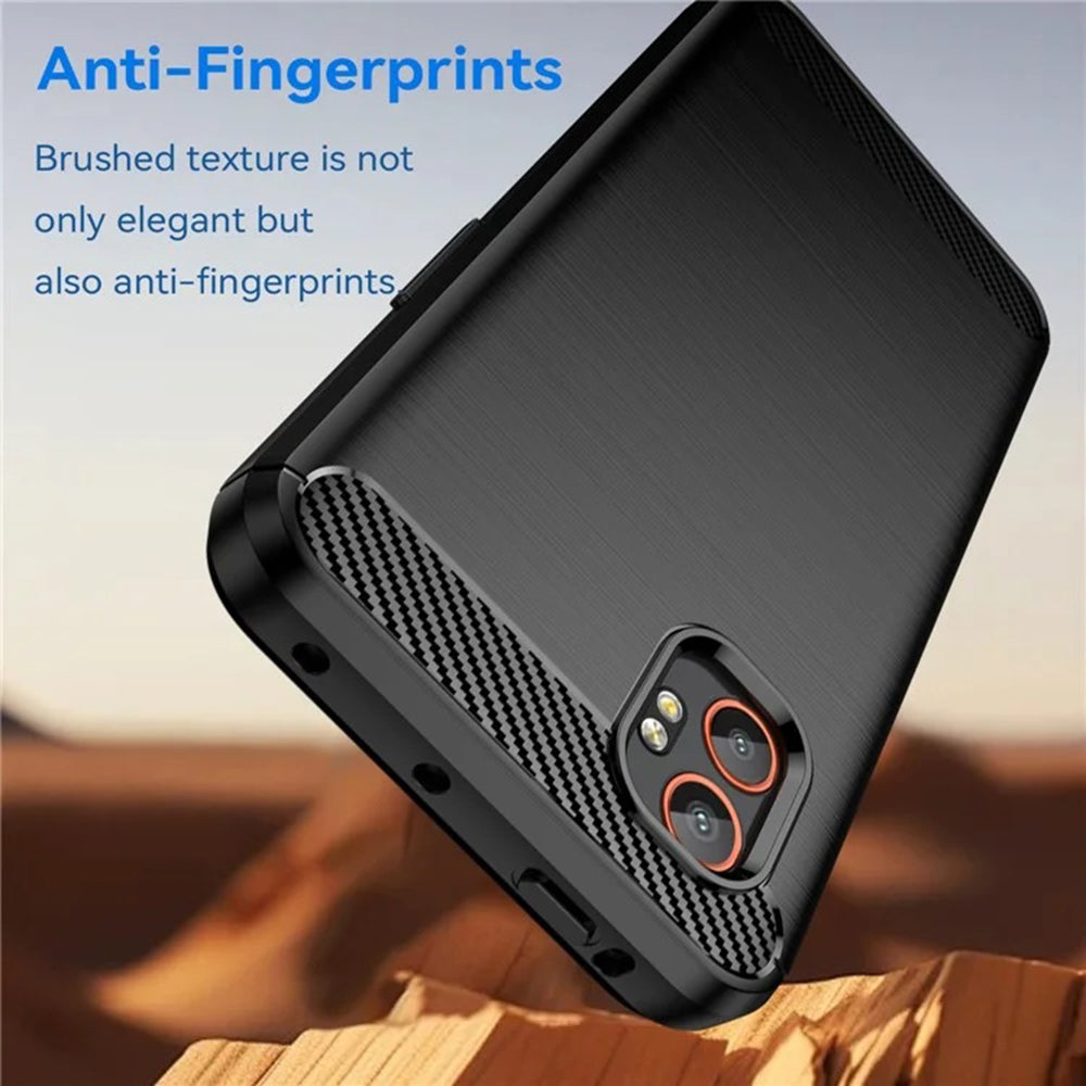 Калъф за Samsung Galaxy XCover7 Pro, Techsuit, Карбон, Черен