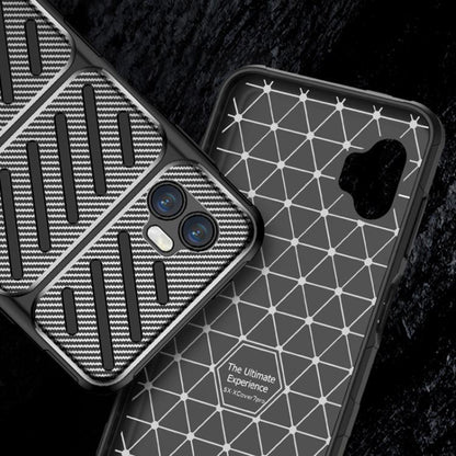 Калъф за Samsung Galaxy XCover7 Pro, Techsuit, CarbonFiber, Черен