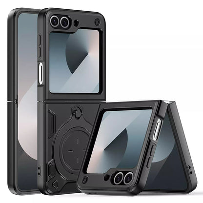 Калъф за Samsung Galaxy Z Flip7 FE F761 / Z Flip6 F741, Techsuit, CamGuard Pro, Черен