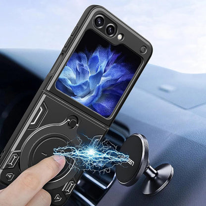 Калъф за Samsung Galaxy Z Flip7 FE F761 / Z Flip6 F741, Techsuit, CamGuard Pro, Черен