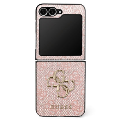 Case for Samsung Galaxy Z Flip7 F766, Guess, 4G Metal Logo, Pink