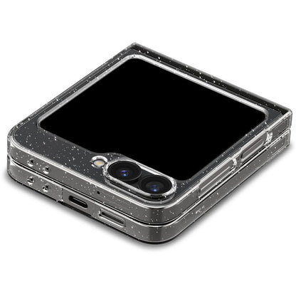 Калъф за Samsung Galaxy Z Flip7 FE F761 / Z Flip6 F741, Spigen, Air Skin Gliiter, Прозрачен