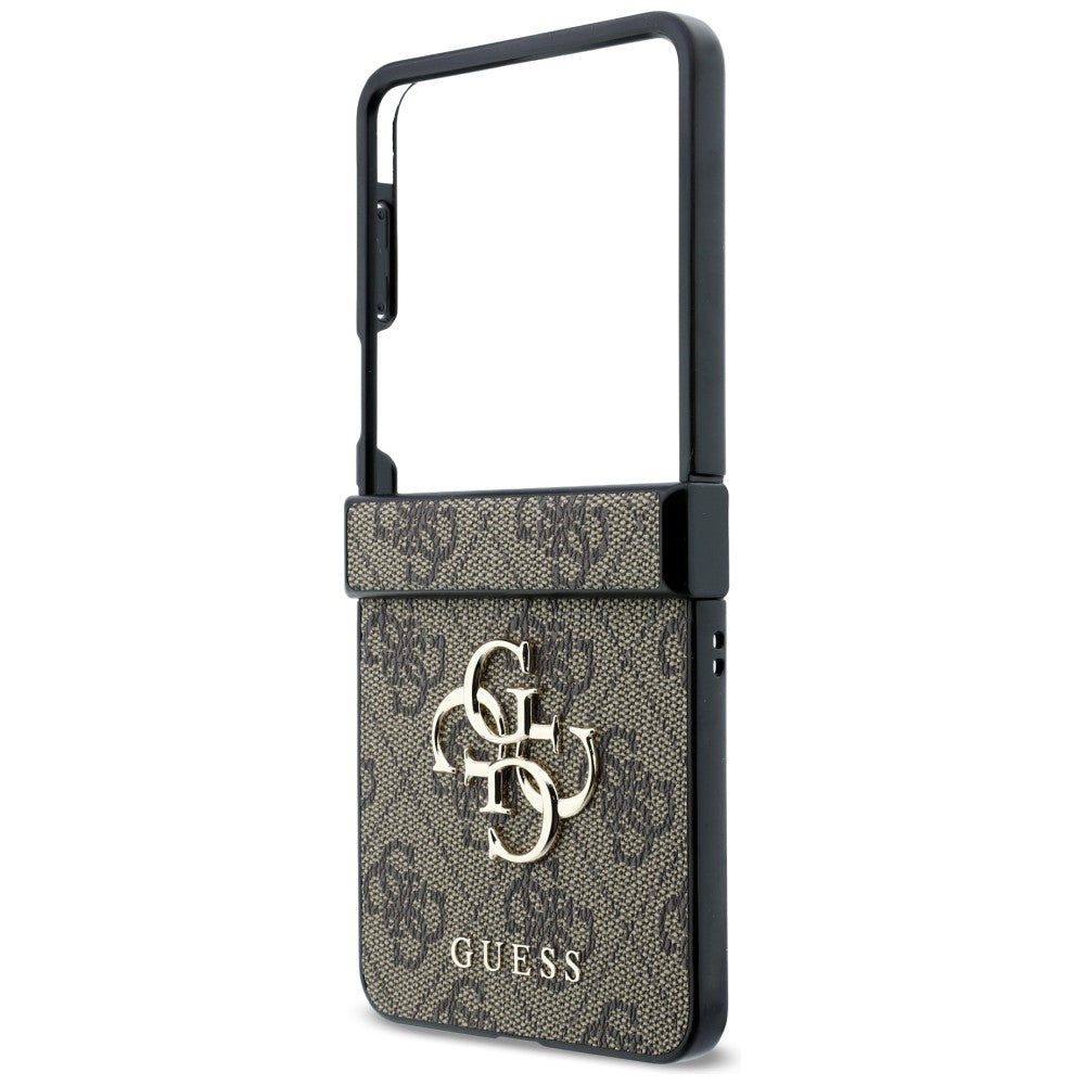 Калъф за Samsung Galaxy Z Flip8 F776, Guess, 4G Big Logo, Кафяв
