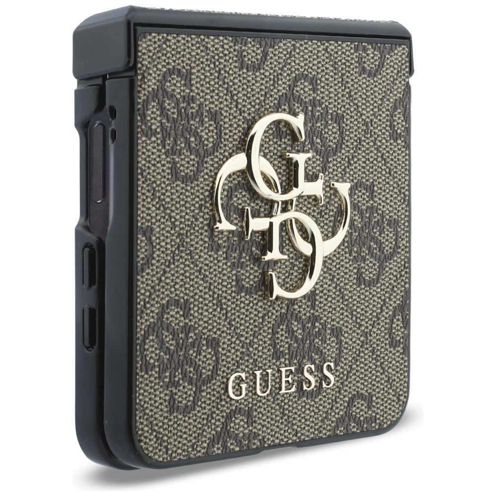 Калъф за Samsung Galaxy Z Flip8 F776, Guess, 4G Big Logo, Кафяв