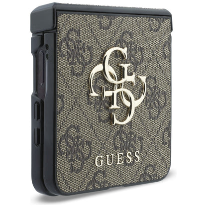 Калъф за Samsung Galaxy Z Flip8 F776, Guess, 4G Big Logo, Кафяв