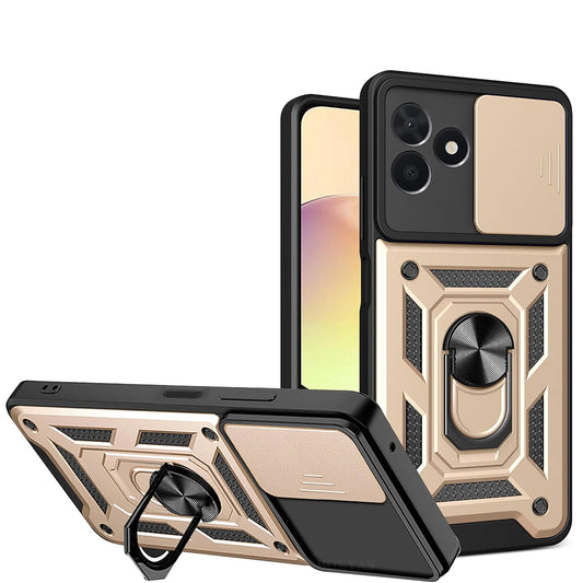 Калъф за Samsung Galaxy Z Flip8 F776, Techsuit, CamShield, Златист