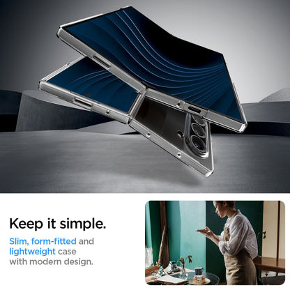 Калъф за Samsung Galaxy Z Fold6 F956, Spigen, Air Skin, Прозрачен