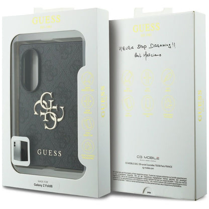 Калъф за Samsung Galaxy Z Fold8 F971, Guess, 4G Big Logo, Черен