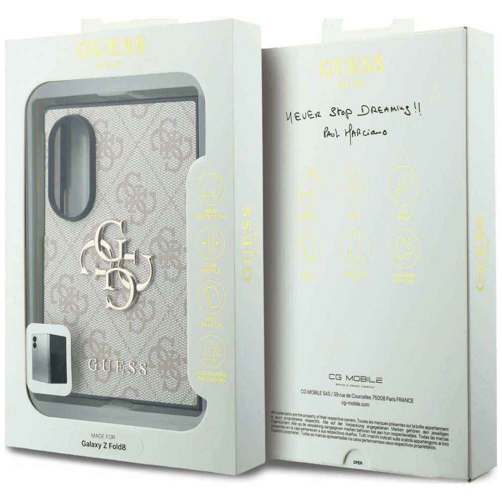 Калъф за Samsung Galaxy Z Fold8 F971, Guess, 4G Big Logo, Розов