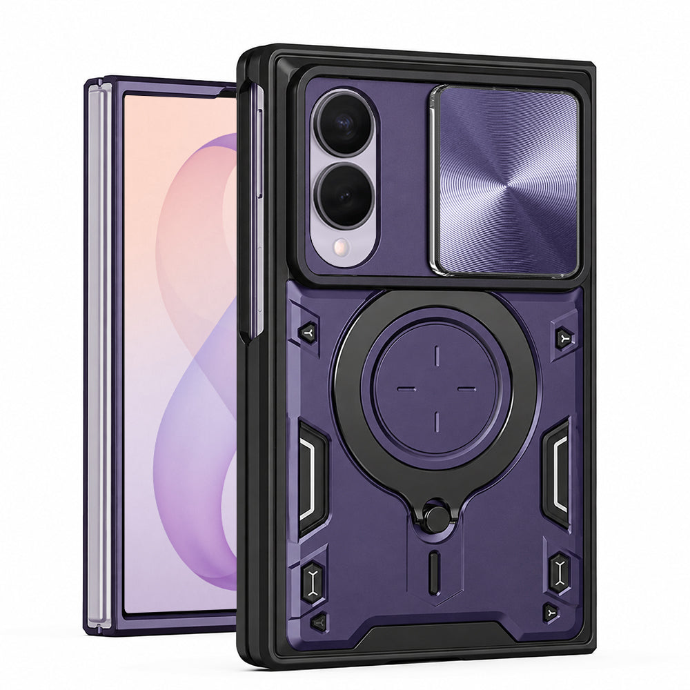 Калъф за Samsung Galaxy Z Fold8 F971, Techsuit, CamGuard Pro, Лилав