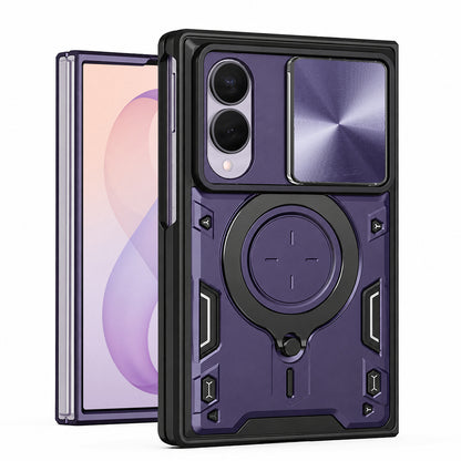 Калъф за Samsung Galaxy Z Fold8 F971, Techsuit, CamGuard Pro, Лилав