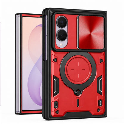 Калъф за Samsung Galaxy Z Fold8 F971, Techsuit, CamGuard Pro, Червен