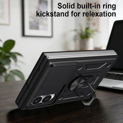 Калъф за Samsung Galaxy Z Fold8 F971, Techsuit, CamShield, Син