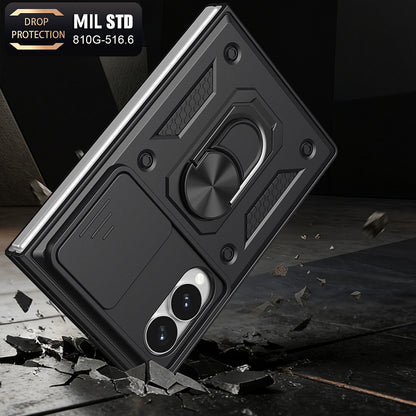 Калъф за Samsung Galaxy Z Fold8 F971, Techsuit, CamShield, Син