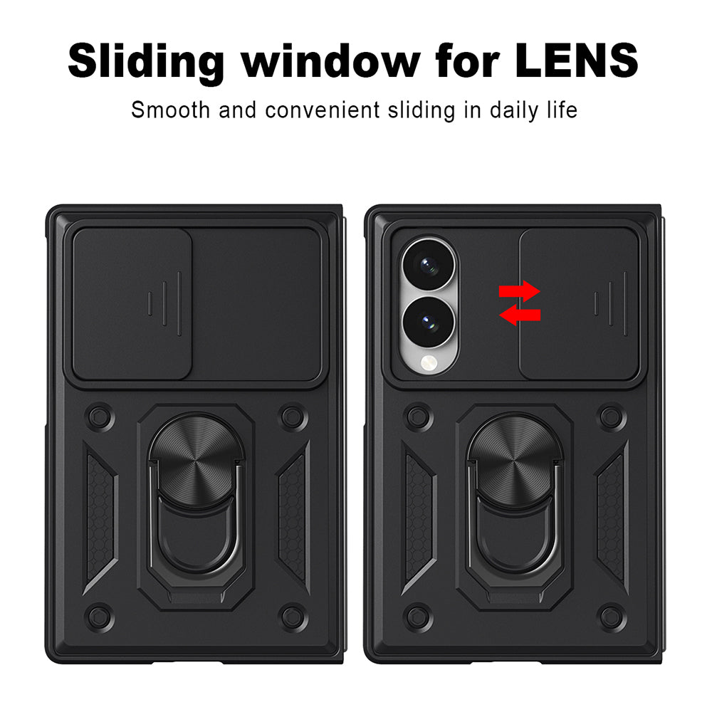 Калъф за Samsung Galaxy Z Fold8 F971, Techsuit, CamShield, Син