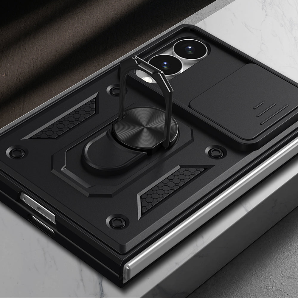 Калъф за Samsung Galaxy Z Fold8 F971, Techsuit, CamShield, Син