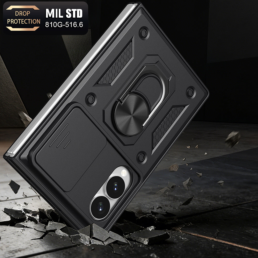 Калъф за Samsung Galaxy Z Fold8 F971, Techsuit, CamShield, Зелен