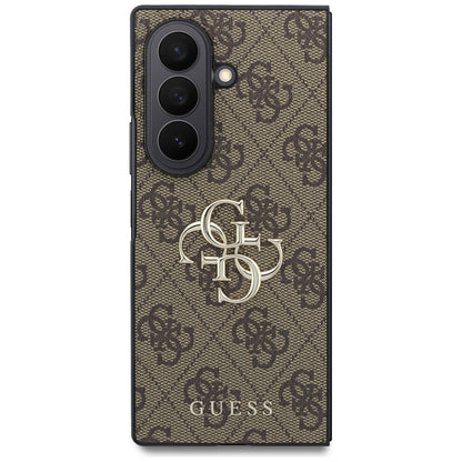 Калъф за Samsung Galaxy Z Fold8 Ultra F976, Guess, 4G Big Logo, Кафяв