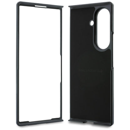Калъф за Samsung Galaxy Z Fold8 Ultra F976, Karl Lagerfeld, Karl & Choupette Head Pin, Черен