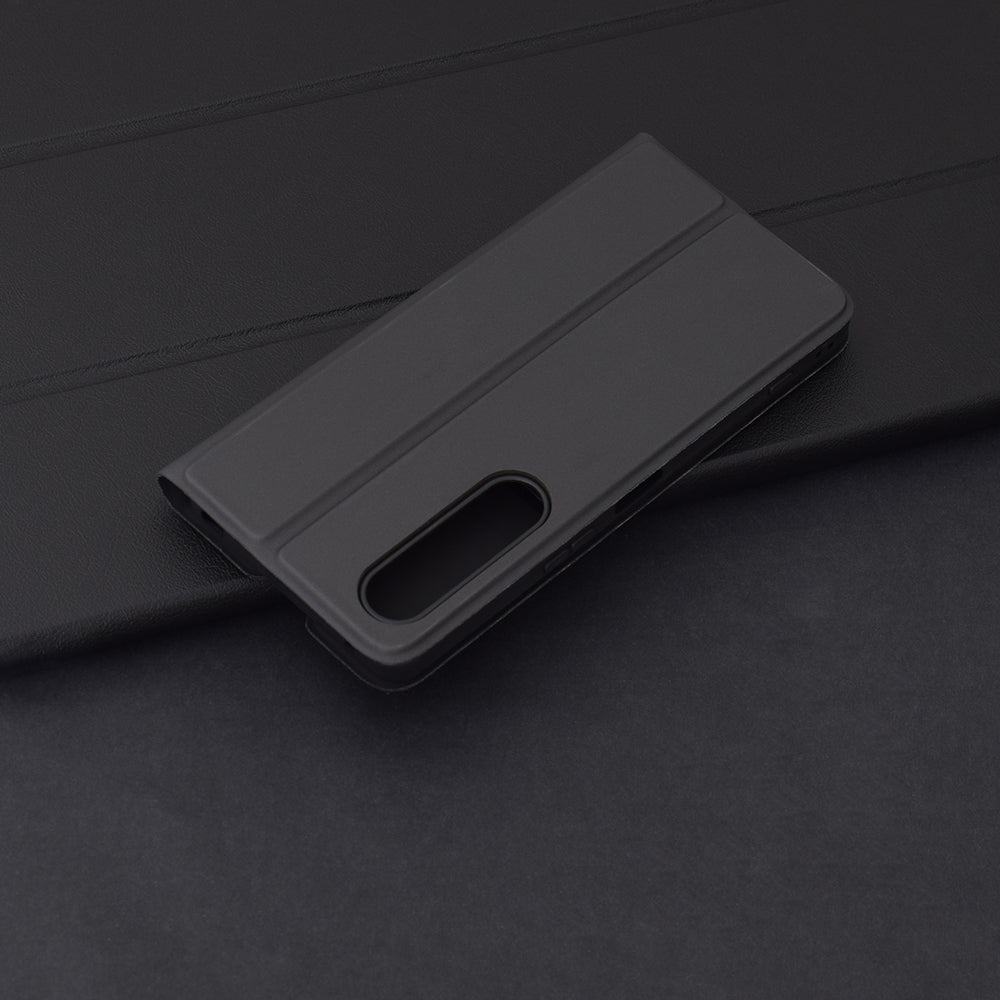 Case for Sony Xperia 1 VI, Techsuit, Magskin Book, Black