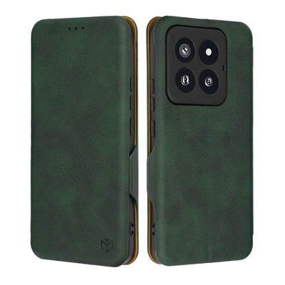 Калъф за Xiaomi 14 Pro, Techsuit, Safe Wallet Plus, Зелен