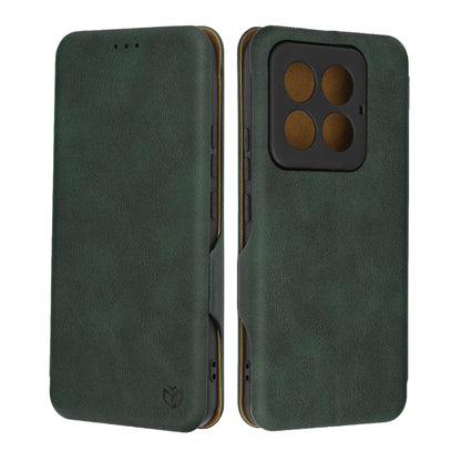 Калъф за Xiaomi 14 Pro, Techsuit, Safe Wallet Plus, Зелен