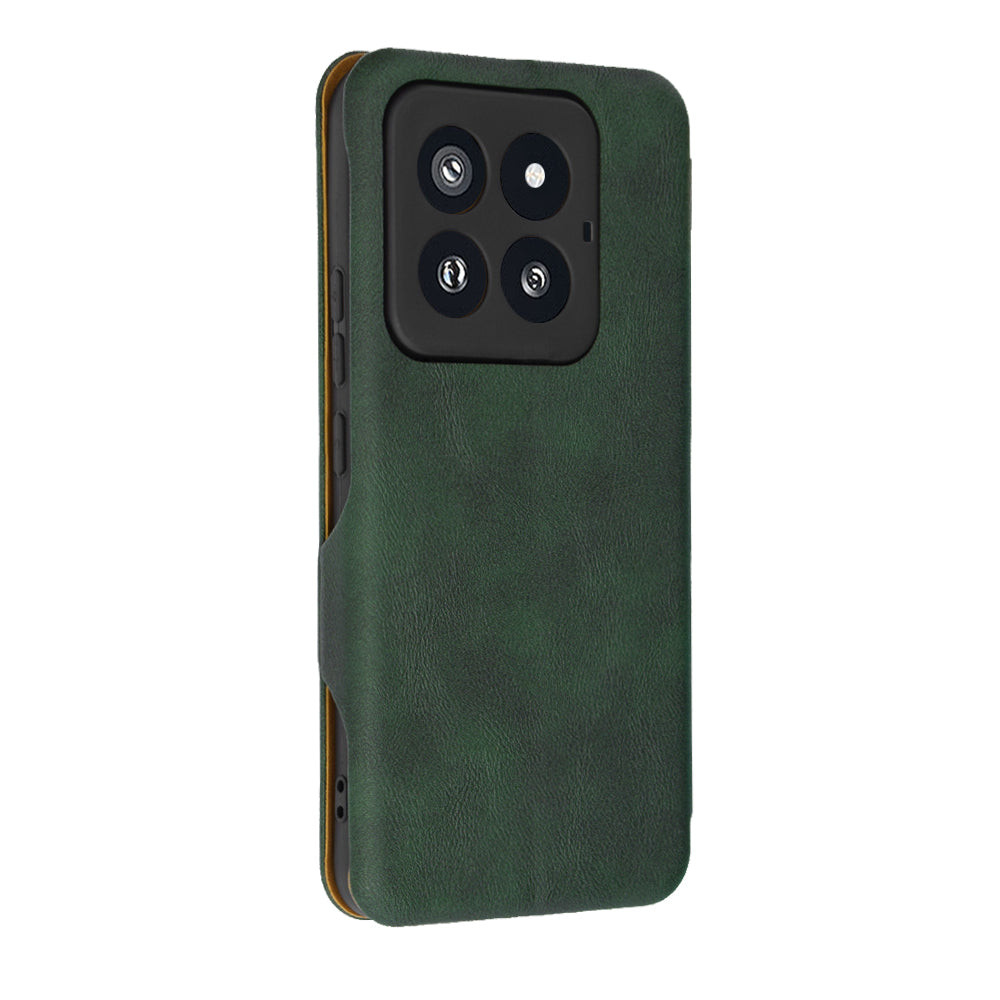 Калъф за Xiaomi 14 Pro, Techsuit, Safe Wallet Plus, Зелен