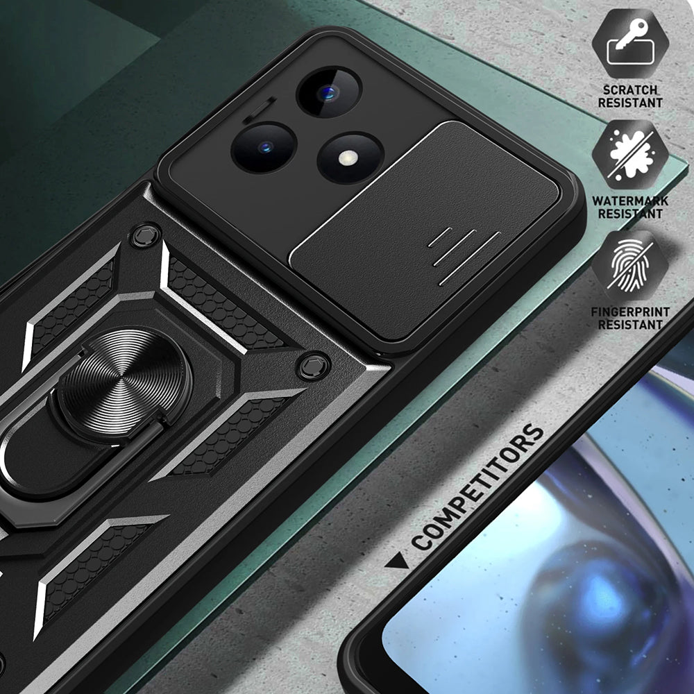 Калъф за Xiaomi 14, Techsuit, CamShield, Розов