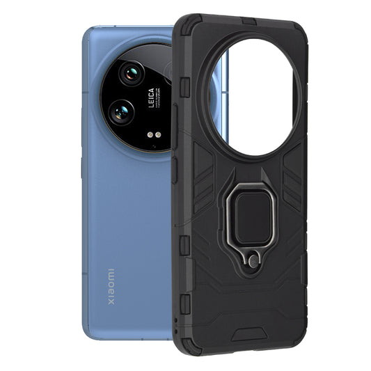 Калъф за Xiaomi 14 Ultra, Techsuit, Shield, Черен