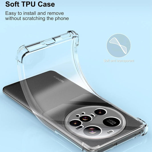 Калъф за Xiaomi 15 Ultra, Techsuit, Shockproof Clear, Прозрачен
