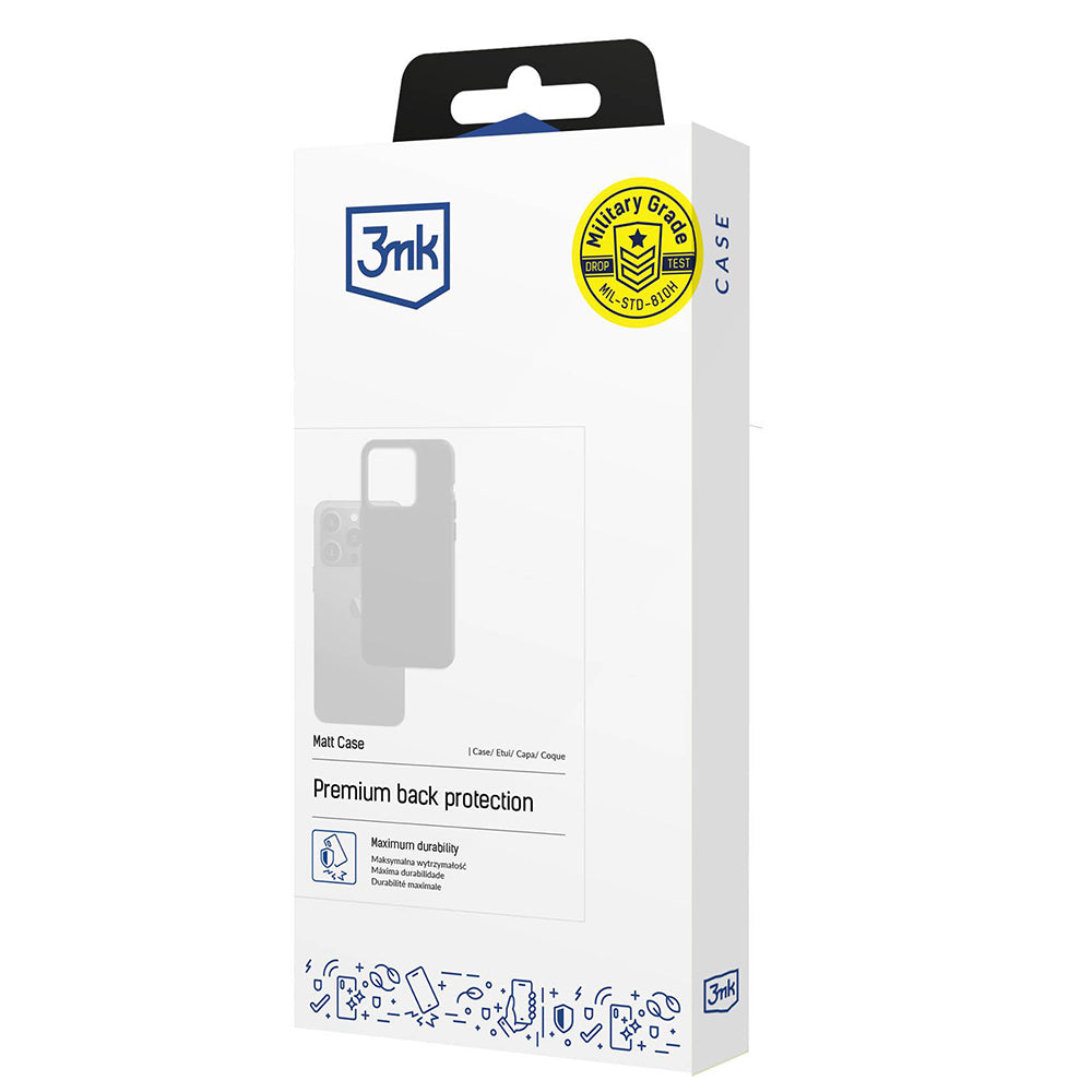 Калъф за Xiaomi 15T, 3MK, Мат Черен