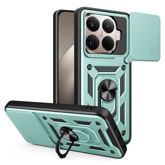 Калъф за Xiaomi 15T Pro, Techsuit, CamShield, Зелен