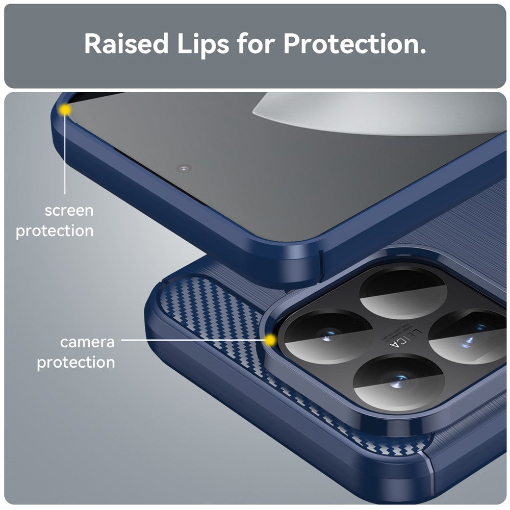 Калъф за Xiaomi 15T Pro, Techsuit, Carbon, Син