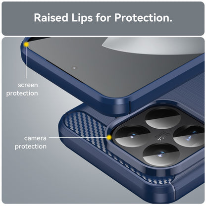 Калъф за Xiaomi 15T Pro, Techsuit, Carbon, Син