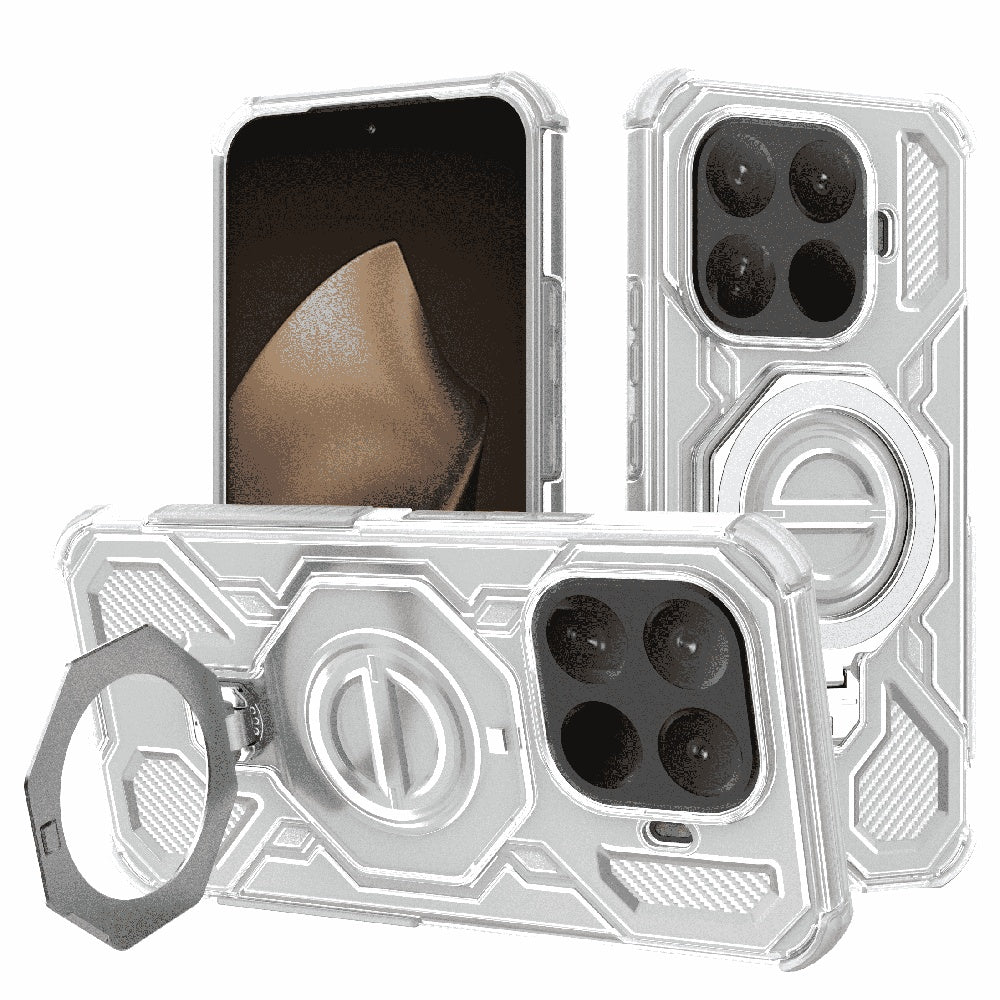 Калъф за Xiaomi 15T Pro, Techsuit, Carbon Shield Pro, Бял