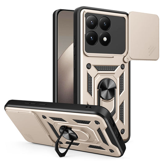 Калъф за Xiaomi 15T, Techsuit, CamShield, Златист